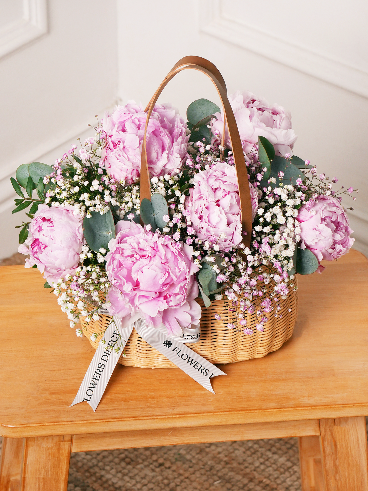 Pink Peony - Basket