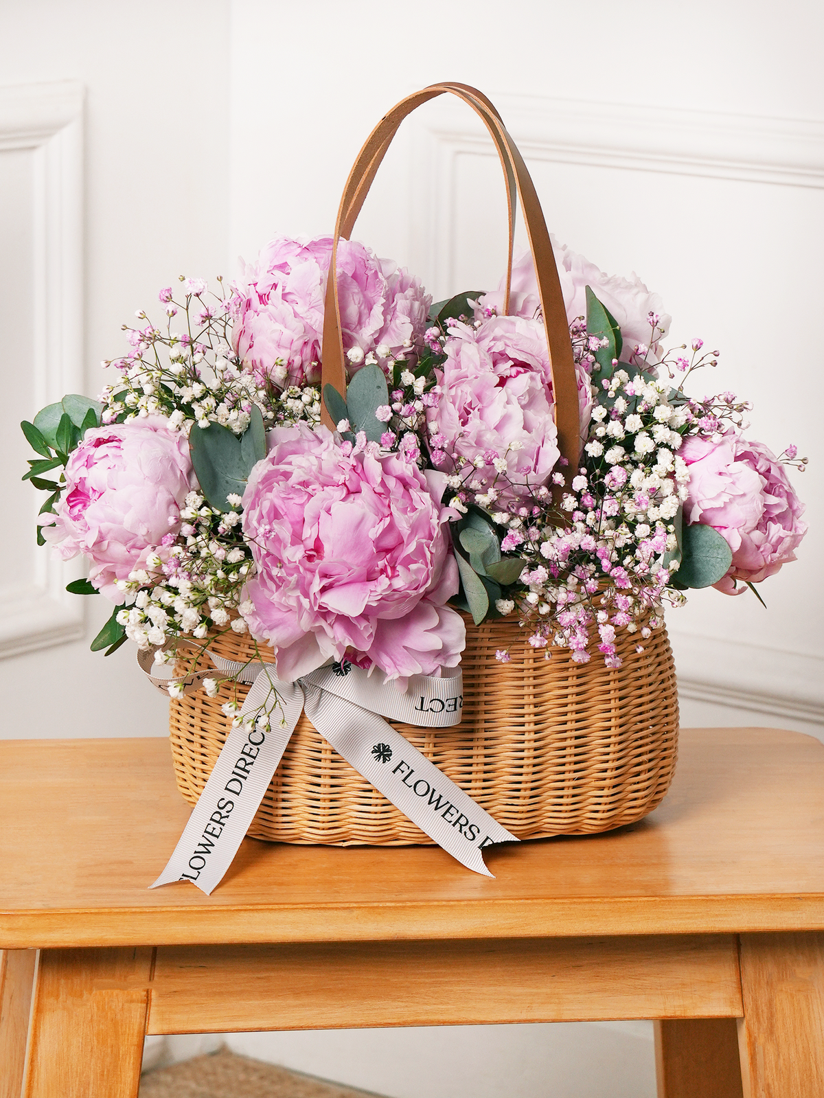 Pink Peony - Basket
