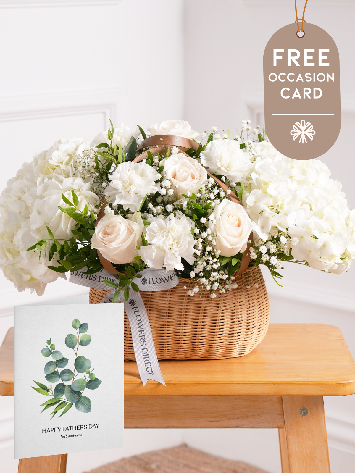 Father's Day Pure Bliss Basket with Free Occasion Card
