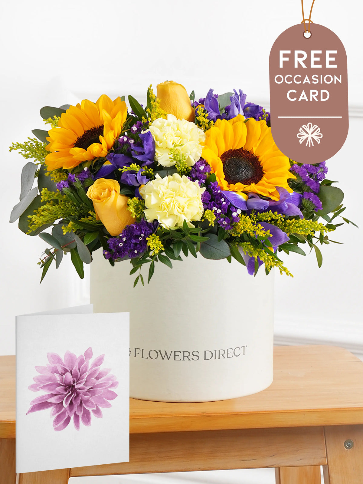 Iris Bliss Hatbox with Free Occasion Card
