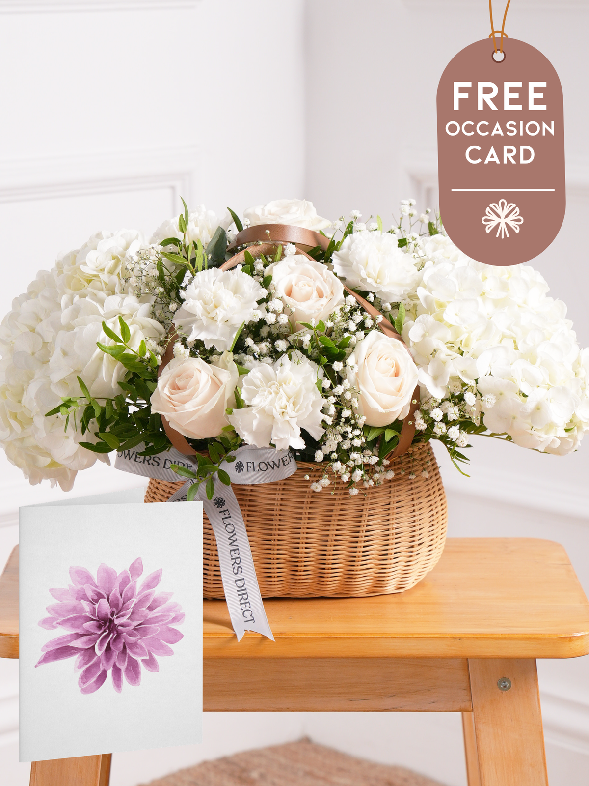 Pure Bliss Basket with Free Occasion Card