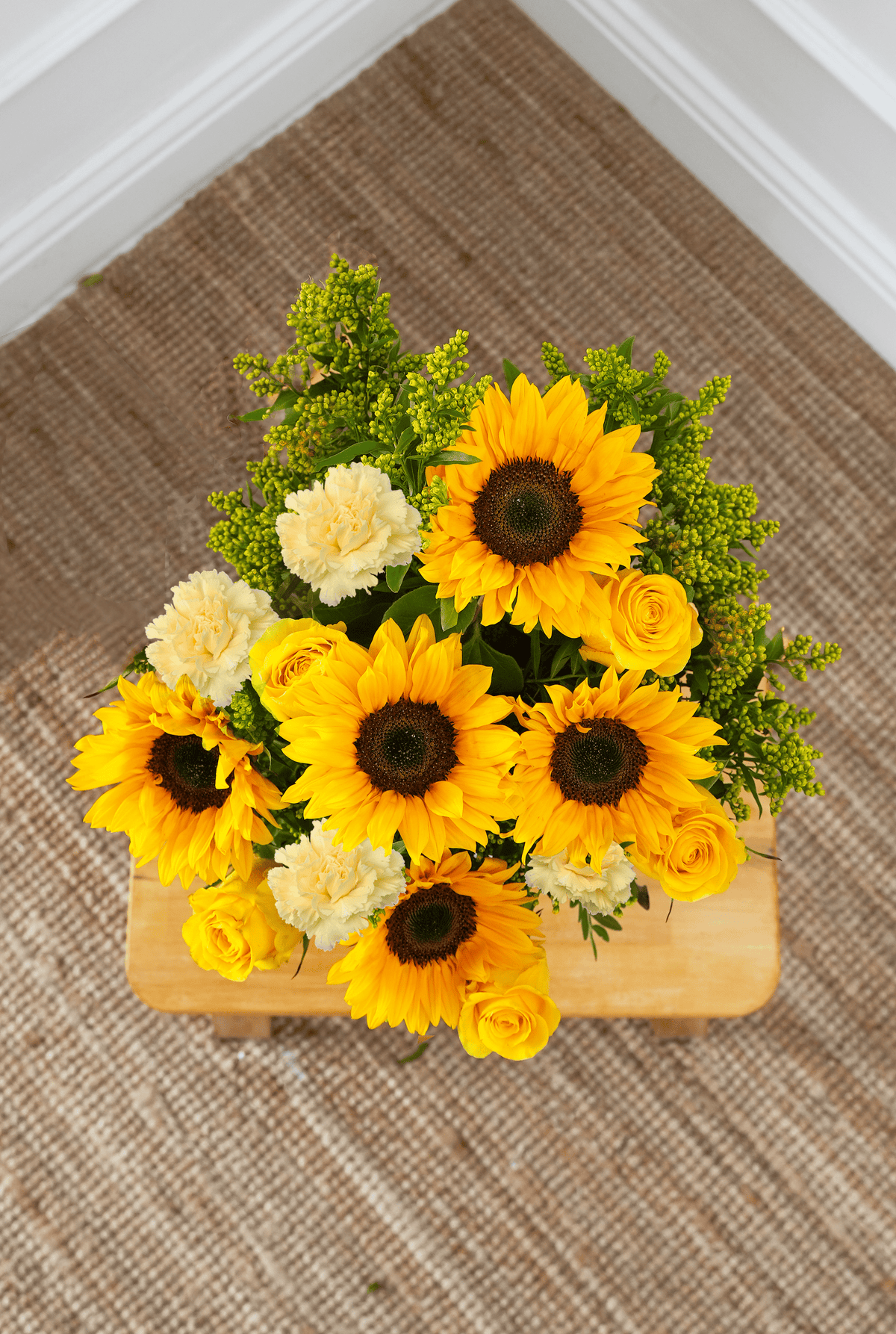 Sunny Flower - Vase with Free Upgrade to Next Size