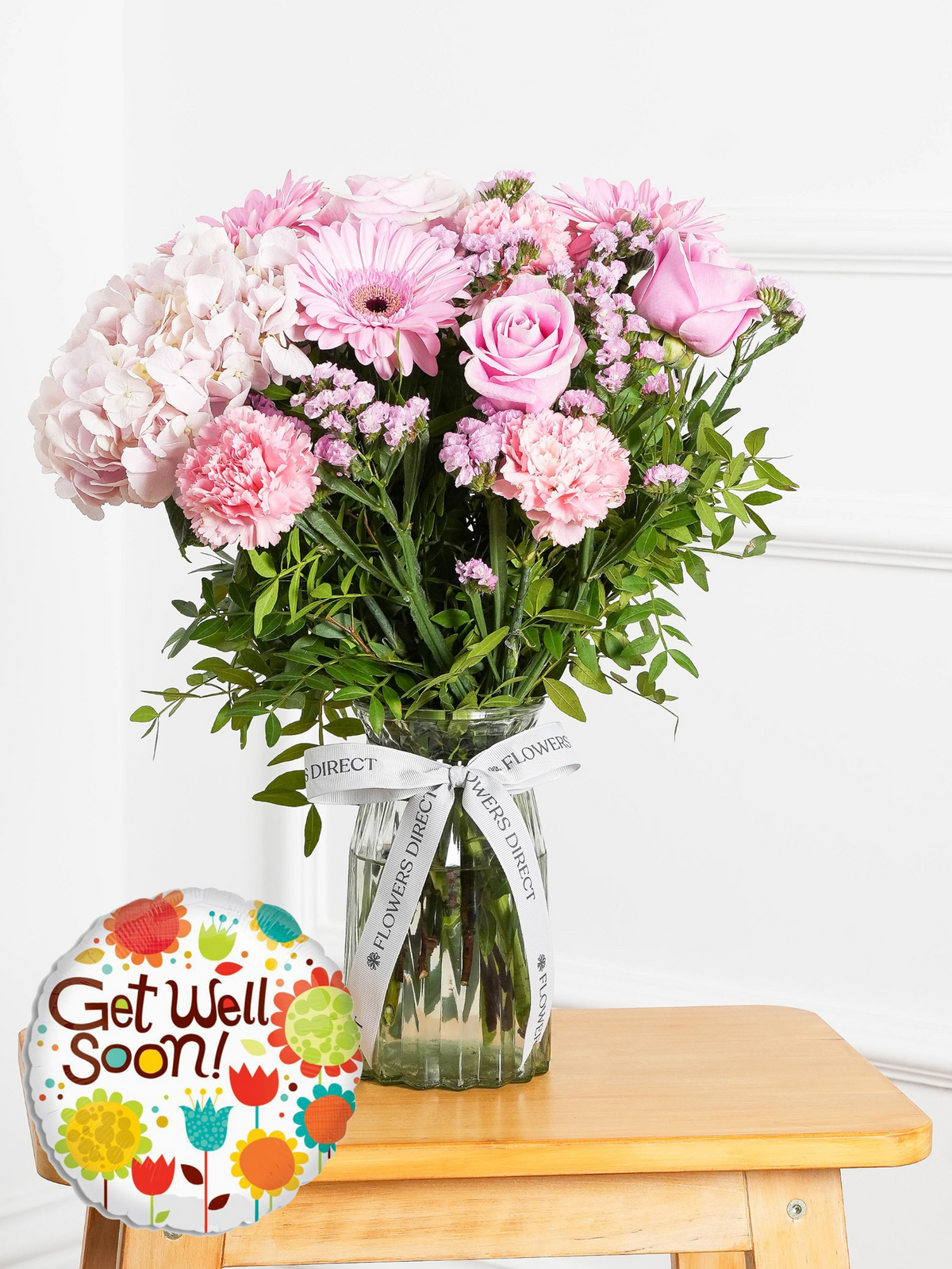 Sweetheart - Vase with Free Get Well Balloon