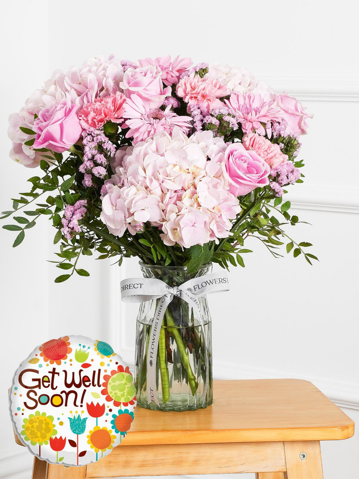 Sweetheart - Vase with Free Get Well Balloon