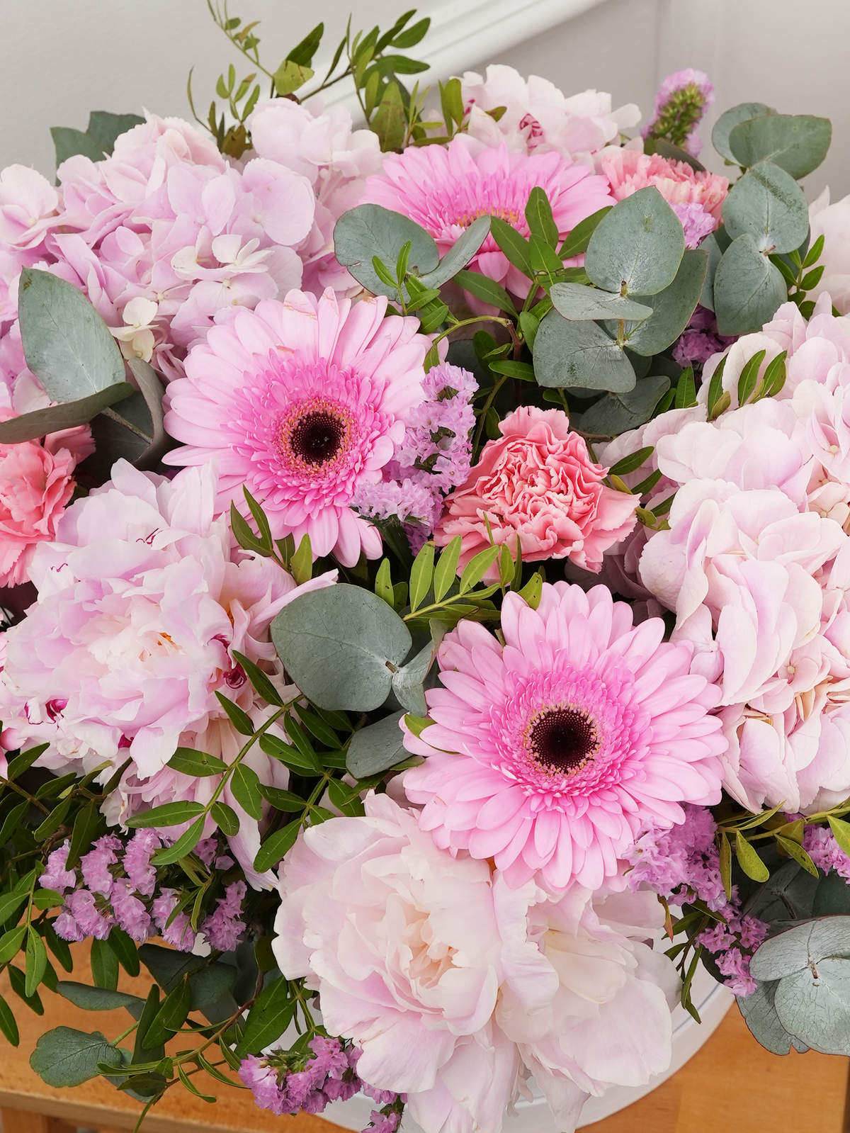 Peony Sweetheart - Vase with Free Occasion Card