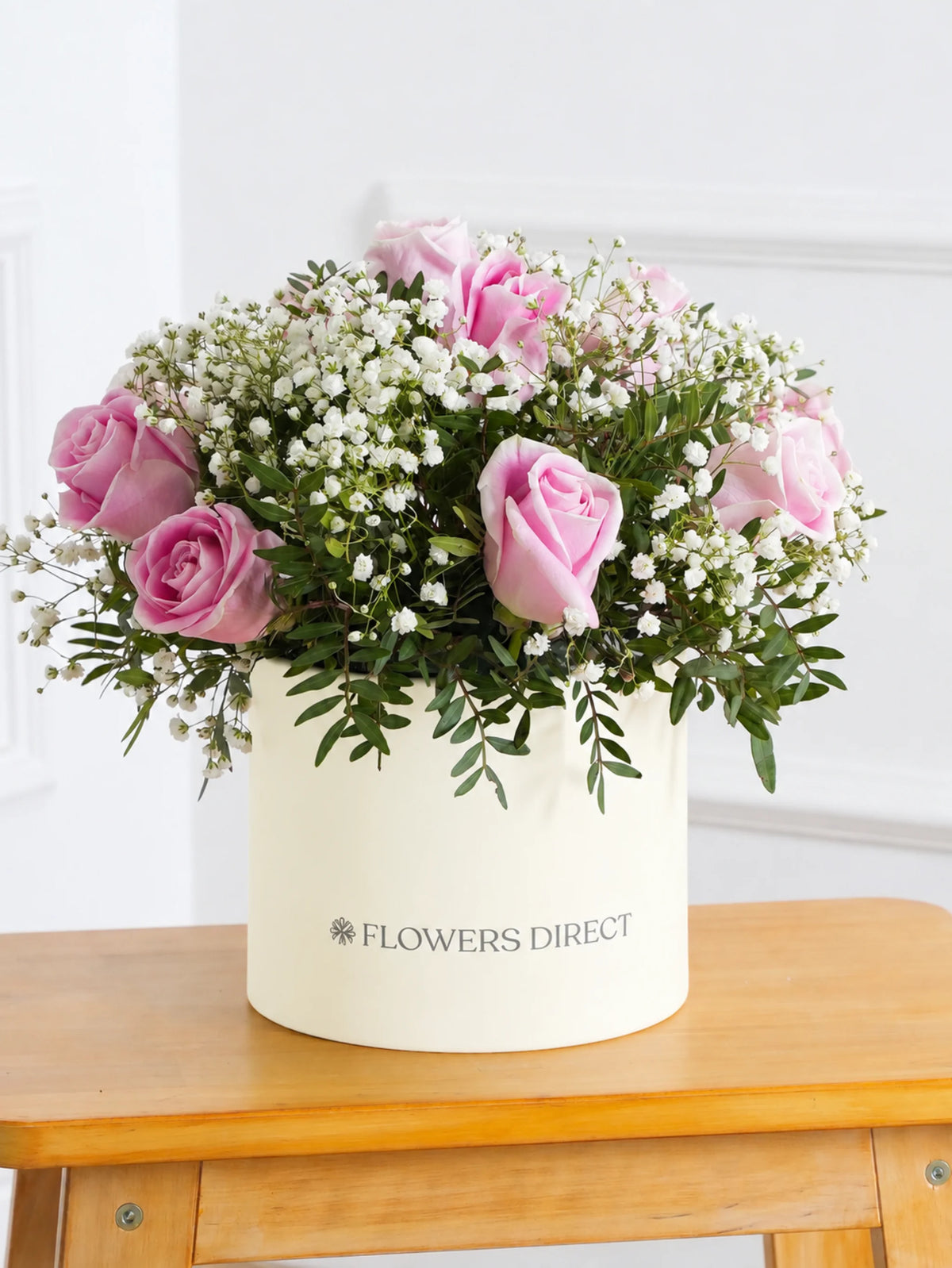 Pink Roses Hatbox