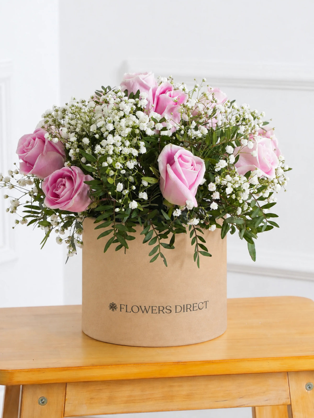 Pink Roses Hatbox