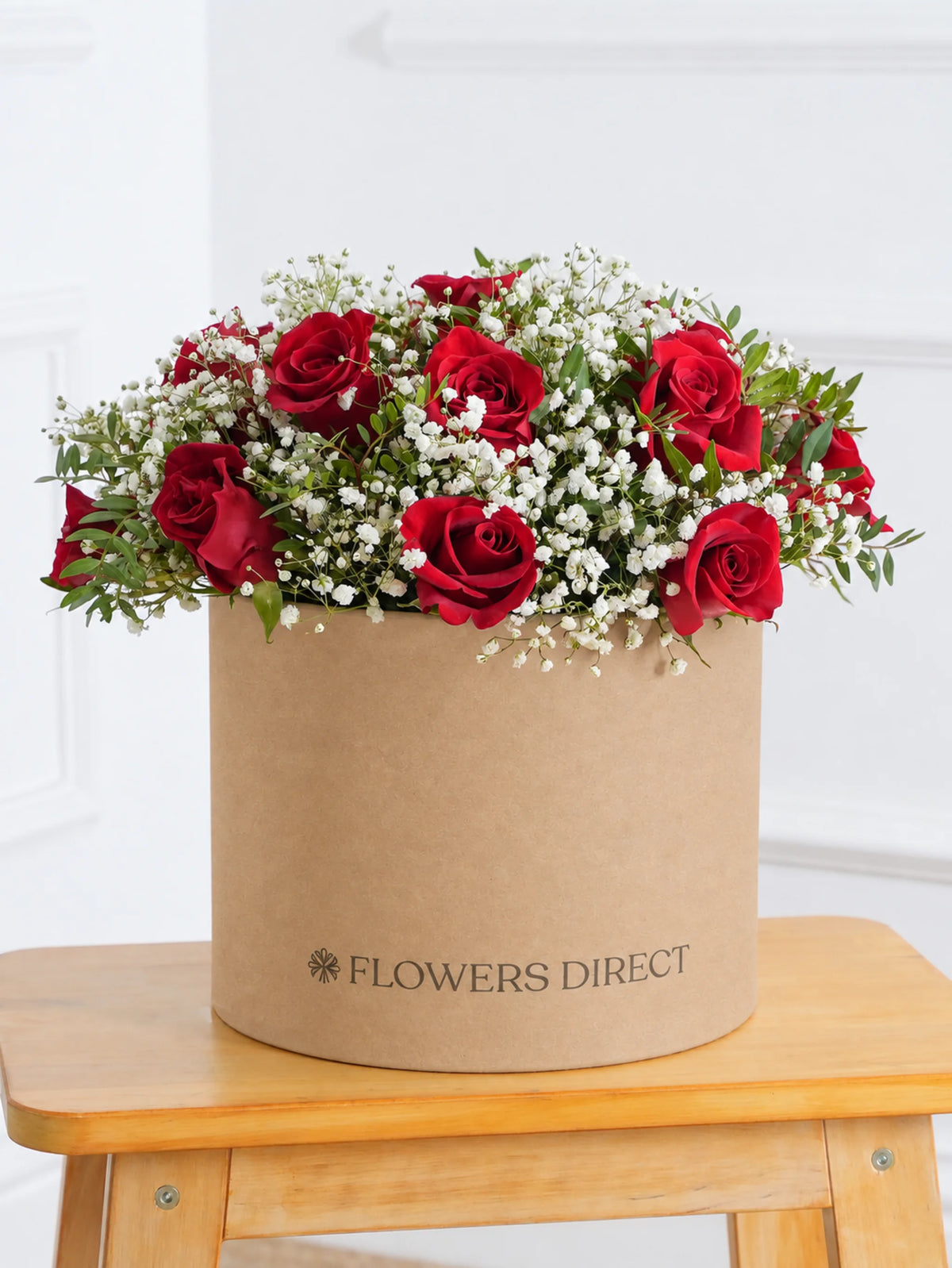 Red Roses Hatbox