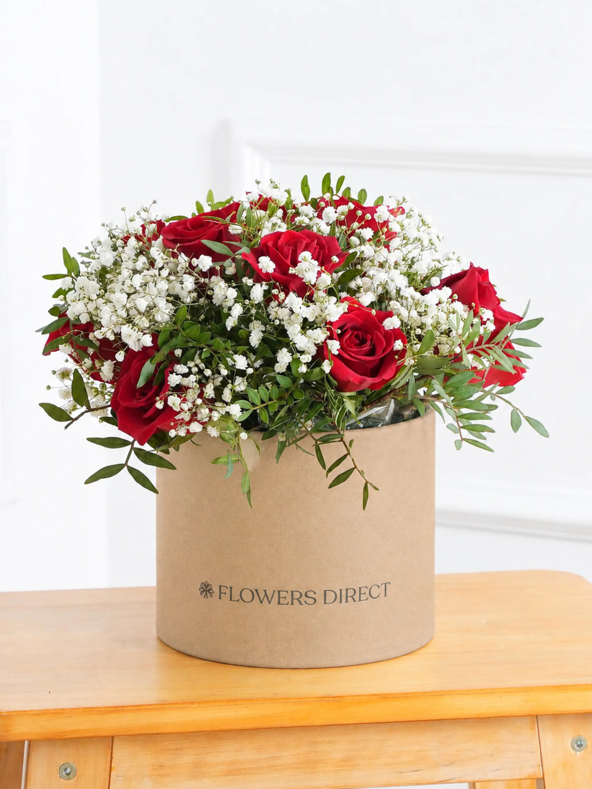 Red Roses Hatbox