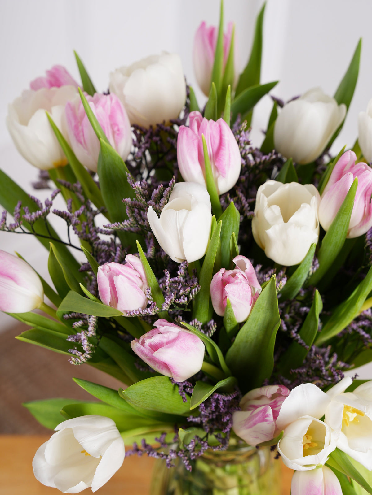 Mixed Tulips Vase  Next Size Up – On Us!